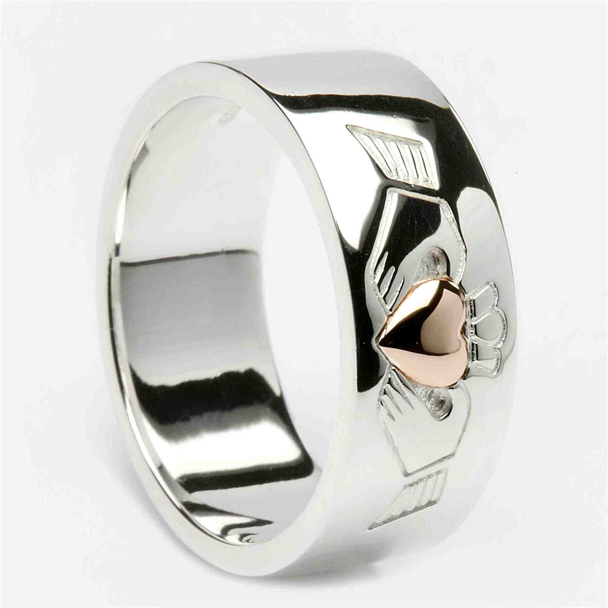 Claddagh ring, ladies diamond claddagh ring. – Irish Jewelry Design